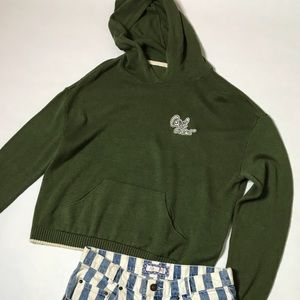 H&M Olive Girl Power Hoodie